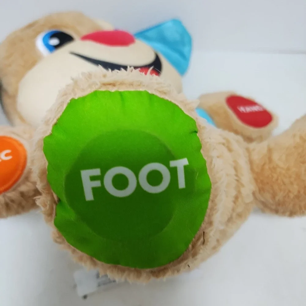 Fisher Price Laugh And Learn Love To Play Puppy Dog Plush Interactive ABC Tested